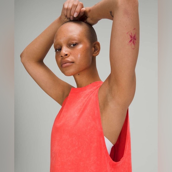 Lululemon All Yours Tank Top Cloudy Wash Flare Size Extra Large - Picture 4 of 9